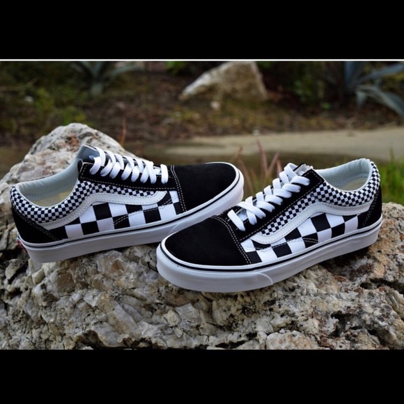 vans double checkerboard